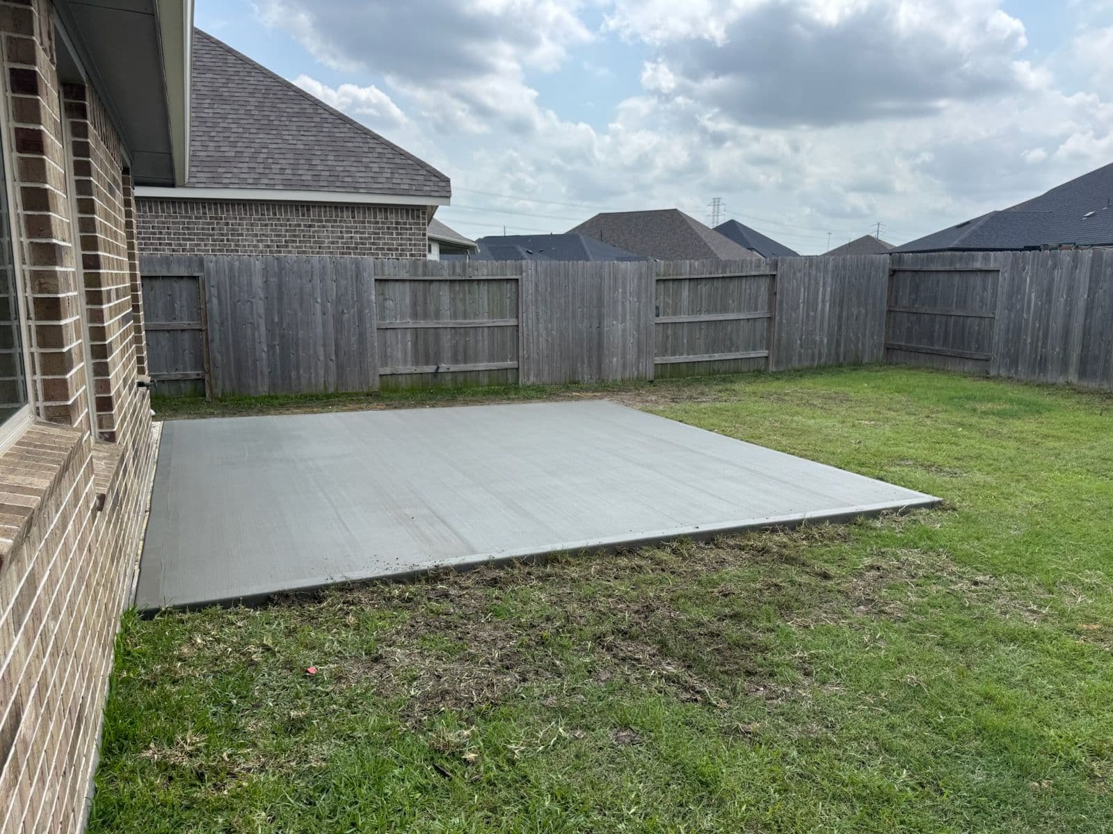Concrete Patio Installation in Tomball TX