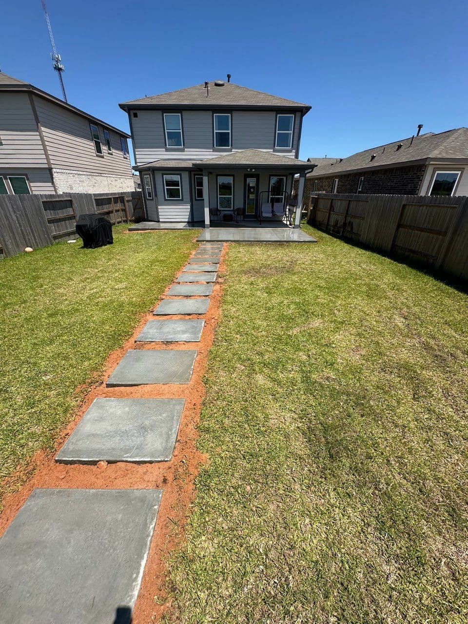 Gallery photos for Expertly Extended Patio and Walkway in Katy: Image #1