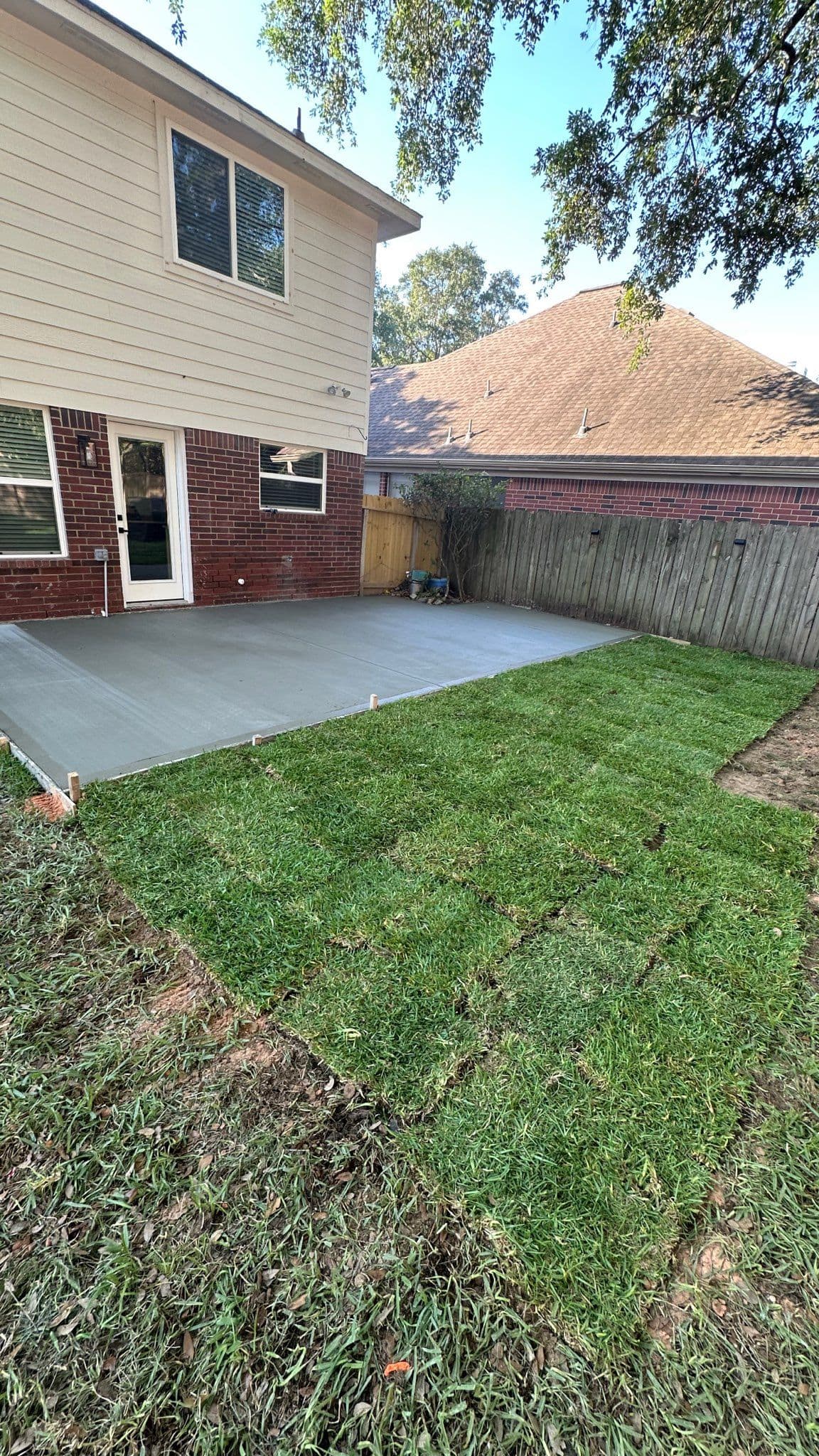 Fresh Concrete Patio Upgrade in Katy TX image
